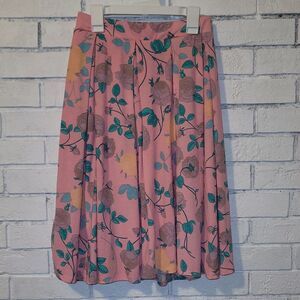 NWT LuLaRoe Madison Skirt - Pink Floral Print - Women's XS